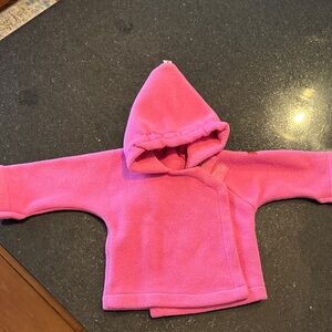 Cozy Pink Baby Fleece Jacket